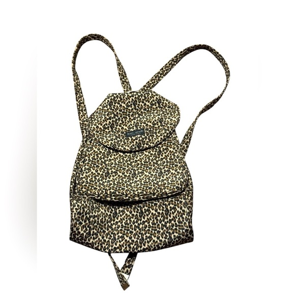 Kate Spade Leopard Print Backpack Sling Bag Versatile Animal Print - Picture 1 of 11